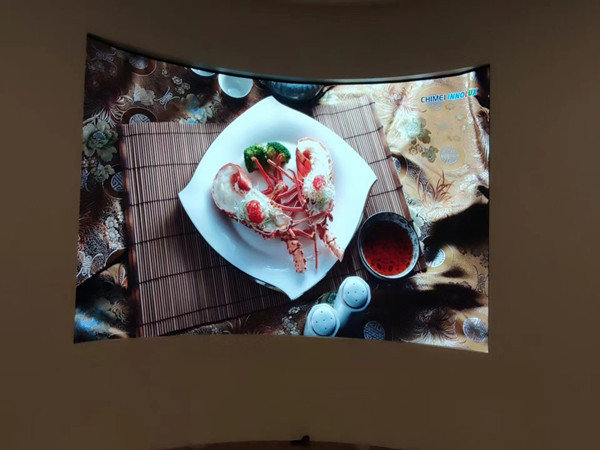 清水河室内P2.5弧形LED屏